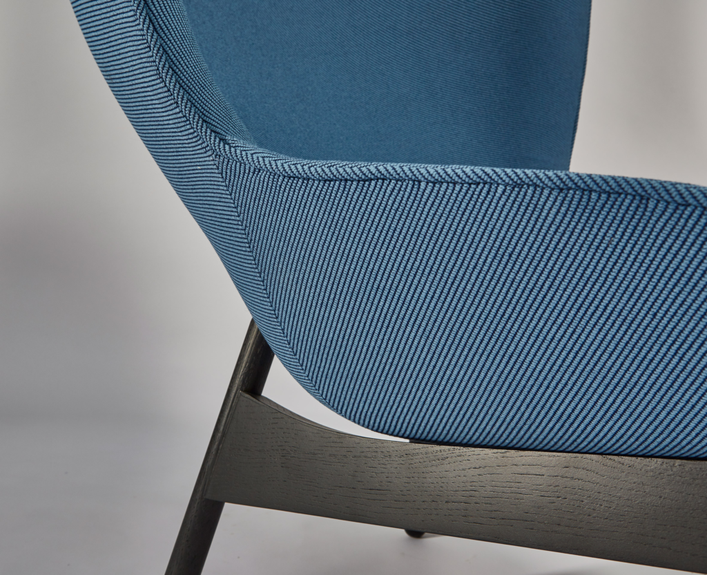 Camira chair with Oceanic in collaboration with SEAQUAL INITIATIVE