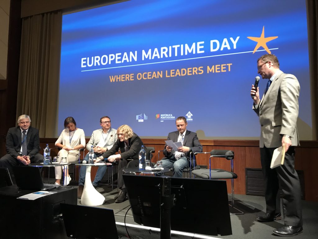 SEAQUAL INITIATIVE's Managing Director, Michel Chtepa, at European Maritime Day in Lisbon, Portugal